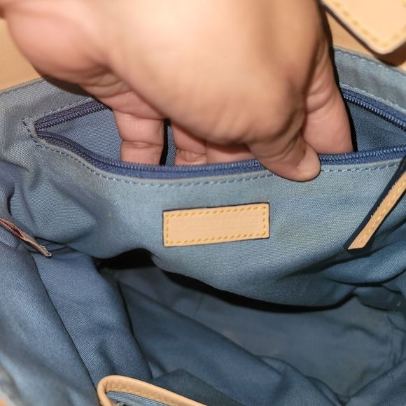 2-PIECE DOONEY & BOURKE VINTAGE Y2K RAINBOW BUCKET BAG & MATCHING WRISTLET - Picture 11 of 16